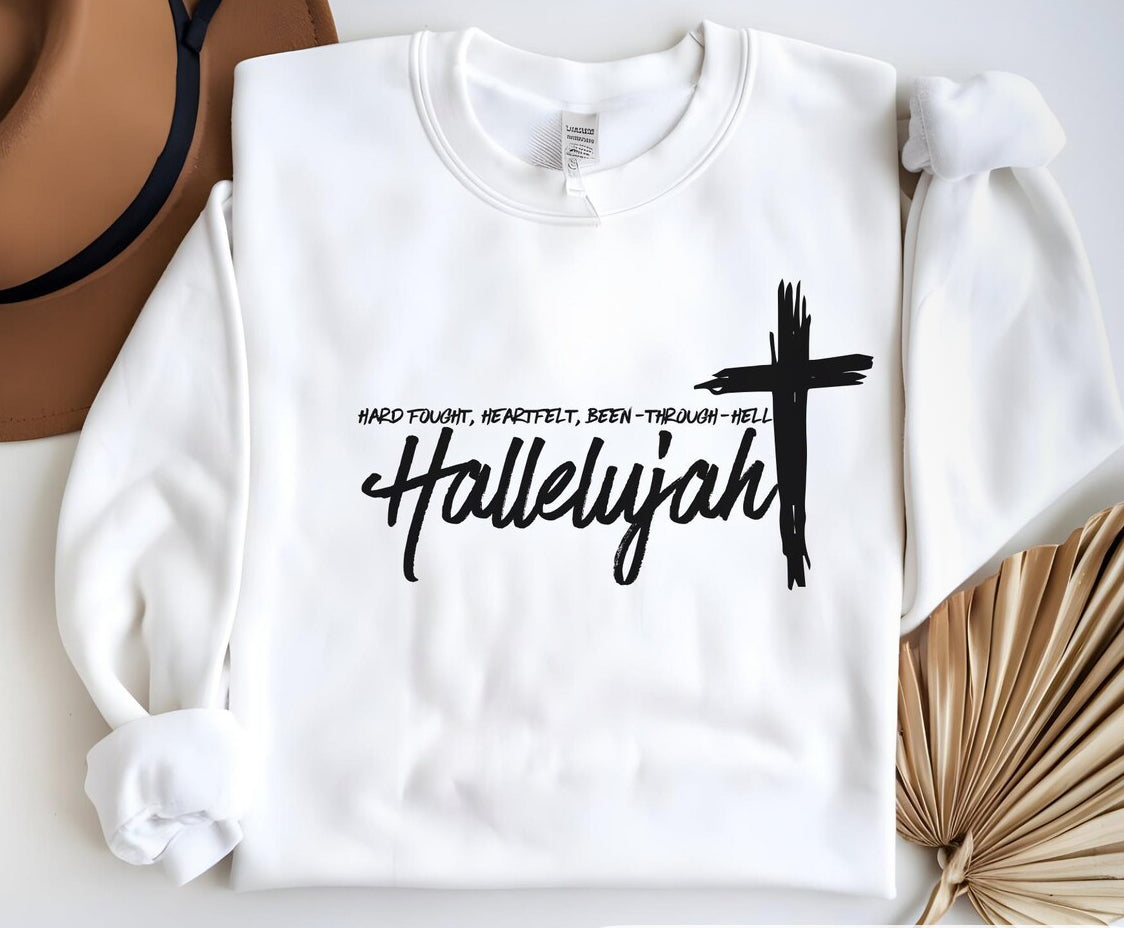 Hard Fought Hallelujah Tee/Sweater