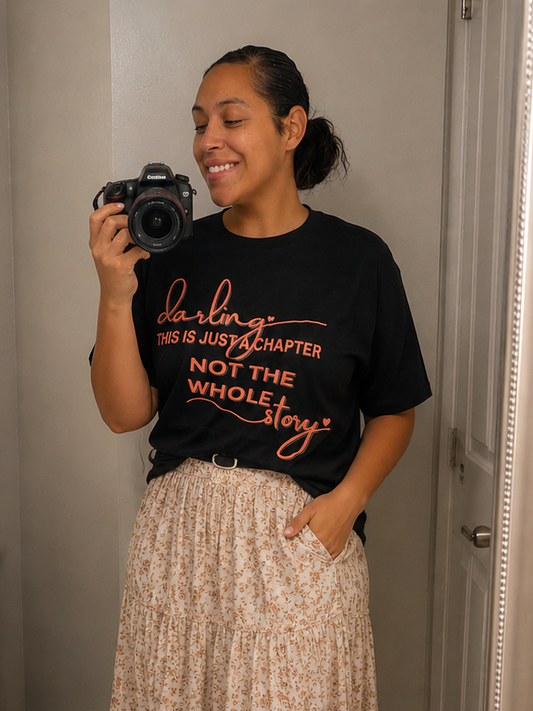 This Is Just a Chapter Shirt, Christian T Shirt for Women, Darling Not the Whole Story Tee, Faith Shirt, Encouragement Gift