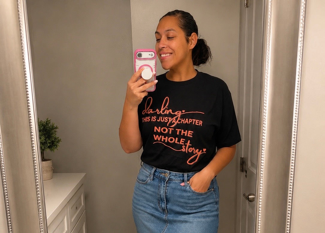 This Is Just a Chapter Shirt, Christian T Shirt for Women, Darling Not the Whole Story Tee, Faith Shirt, Encouragement Gift