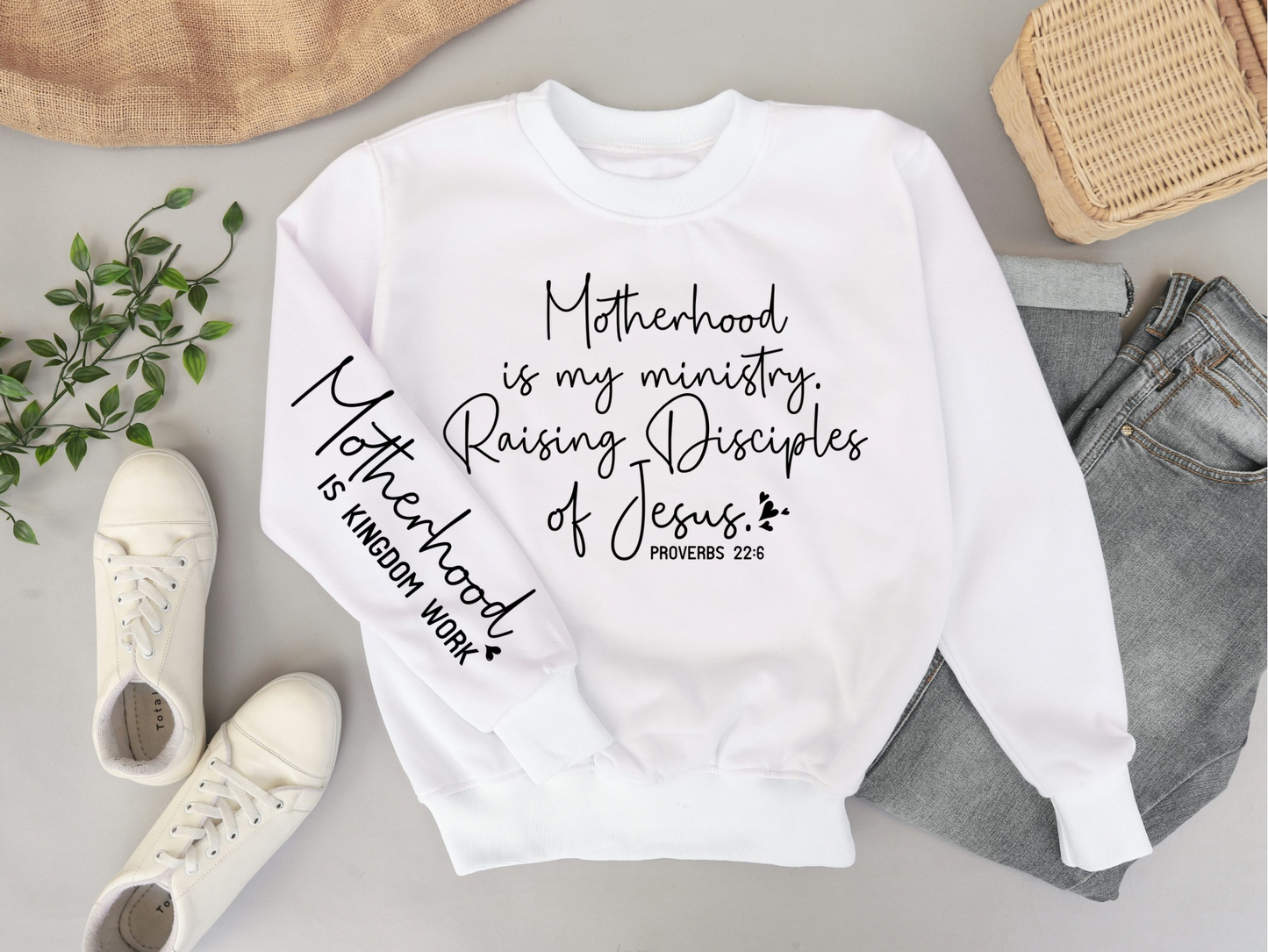Motherhood is Kingdom Work Sweater