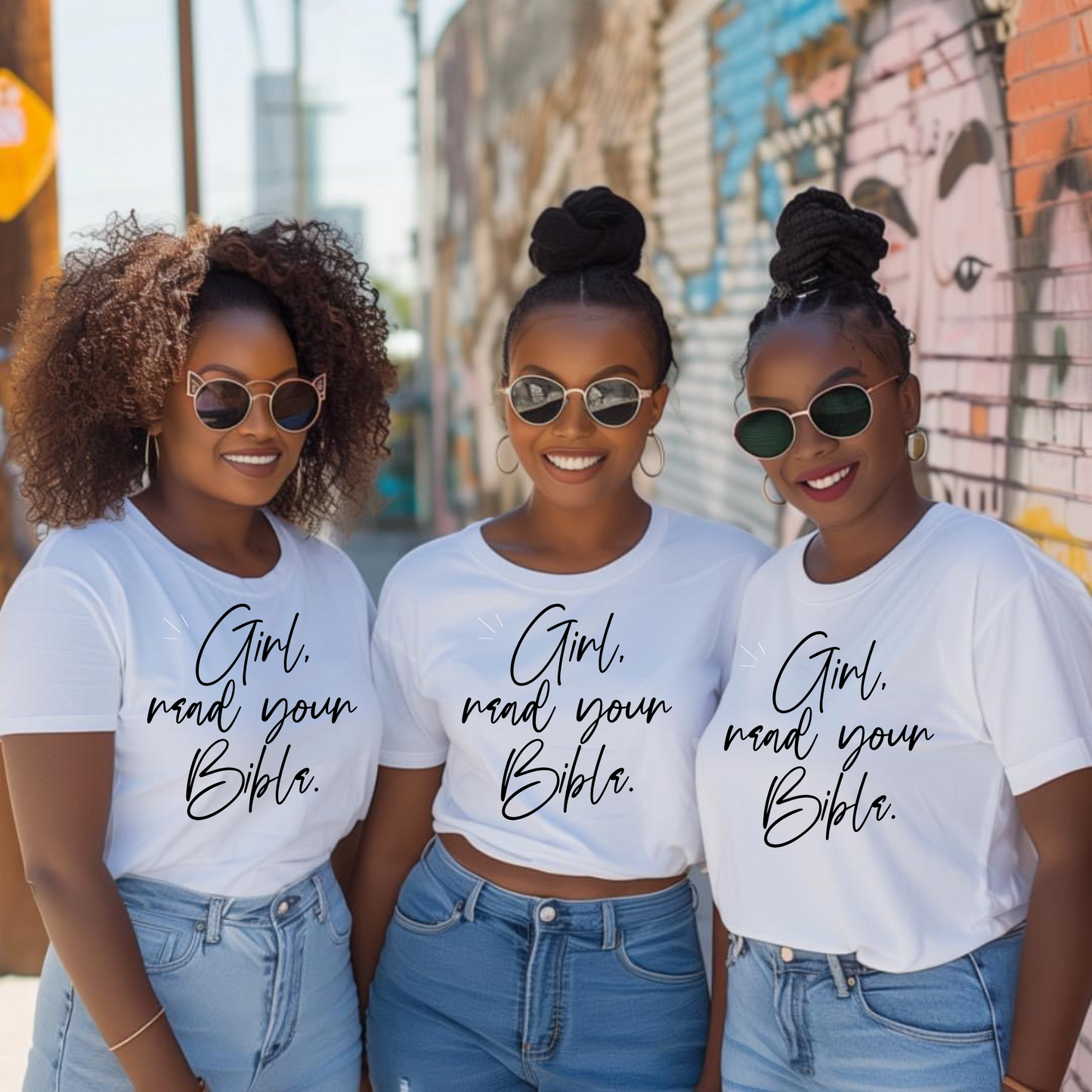 Girl Read Your Bible Graphic Tee