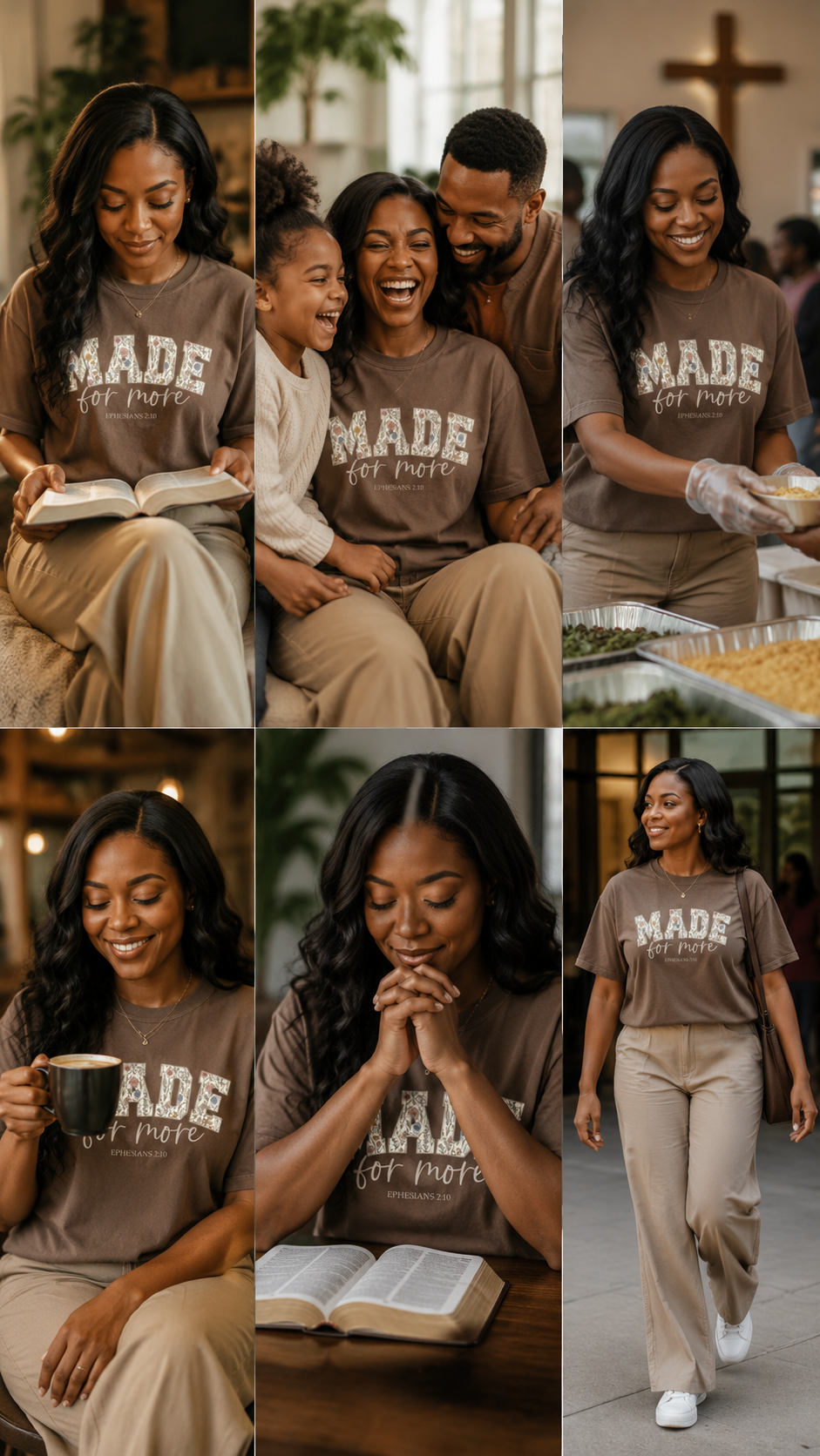 Made for More Shirt, Ephesians 2:10 Shirt, Christian T Shirt for Women, Floral Faith Tee, Bible Verse Shirt, Church Outfit