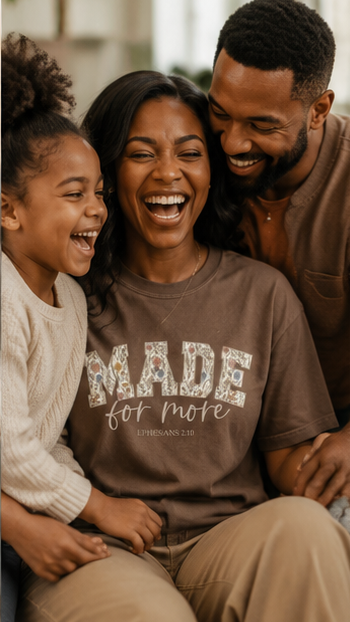 Made for More Shirt, Ephesians 2:10 Shirt, Christian T Shirt for Women, Floral Faith Tee, Bible Verse Shirt, Church Outfit
