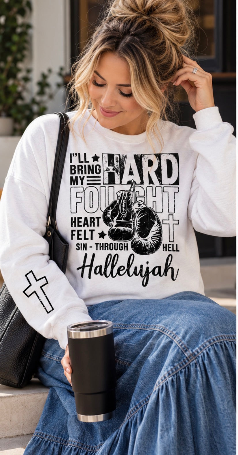Hard Fought Hallelujah Tee/Sweater