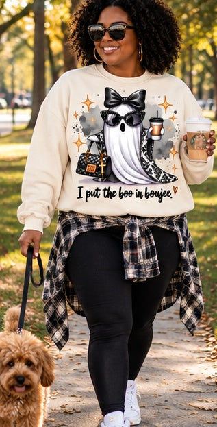BOO-JEE Glam Ghost Sweatshirt | By His Grace Shop