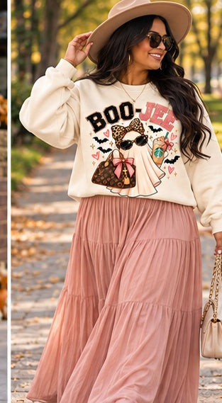 BOO-JEE Glam Ghost Sweatshirt | By His Grace Shop